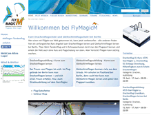 Tablet Screenshot of flymagic.de